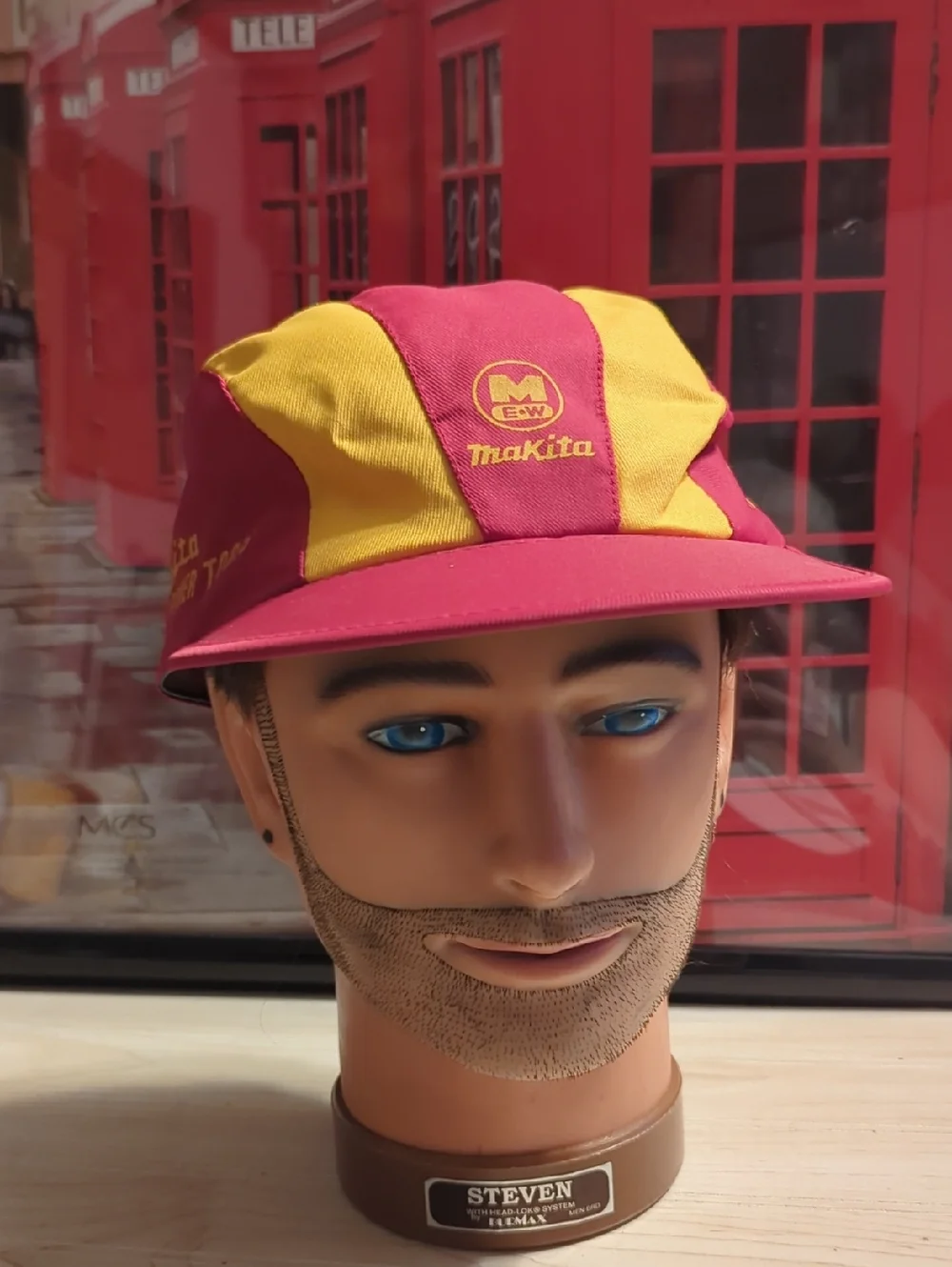 Makita Electric Power Tools hat, specifically designed in a cyclist or painter‎